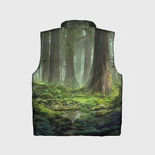 Детский жилет Мудрое Таинственное Дерево / 3D-Черный – фото 2