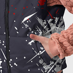 Детский жилет Абстрактные брызги, цвет: 3D-черный — фото 2