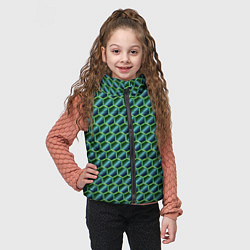 Детский жилет Шестиугольная Сетка, цвет: 3D-светло-серый — фото 2