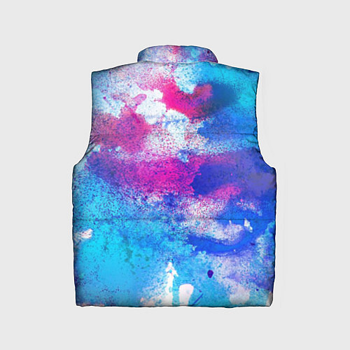 Детский жилет Радужная абстракция / 3D-Светло-серый – фото 2