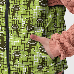 Детский жилет Милитари робот монстр, цвет: 3D-черный — фото 2