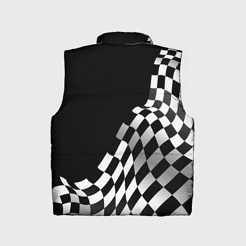 Детский жилет BMW racing flag / 3D-Черный – фото 2