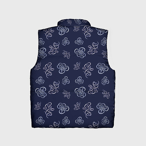 Детский жилет Узор абстракт / 3D-Красный – фото 2