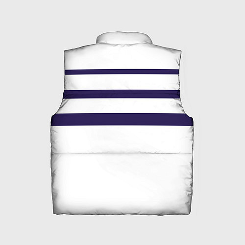 Детский жилет FIRM белая с синими полосами / 3D-Красный – фото 2