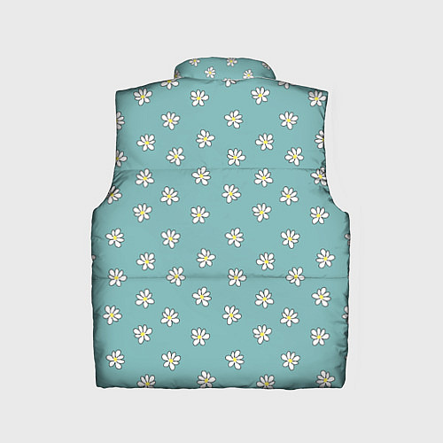 Детский жилет Цветок мелкий скетч / 3D-Красный – фото 2