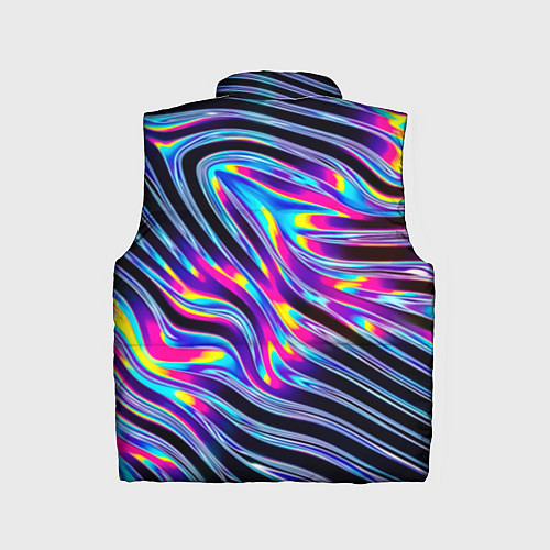 Детский жилет Голографические полосы / 3D-Черный – фото 2