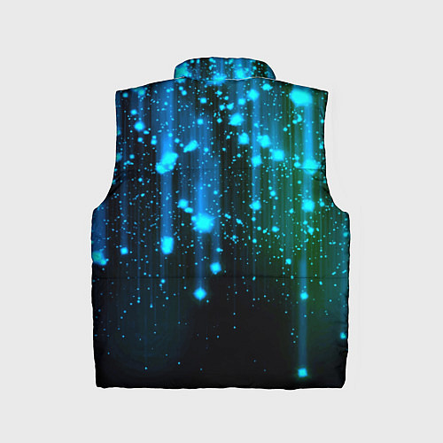 Детский жилет Space - starfall / 3D-Черный – фото 2