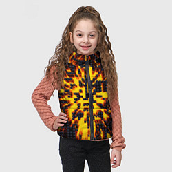 Детский жилет Неоновый взрыв - яркое свечение, цвет: 3D-красный — фото 2