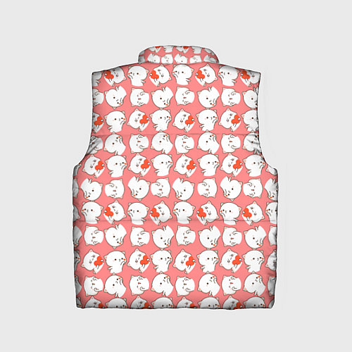 Детский жилет Паттерн с котами / 3D-Черный – фото 2