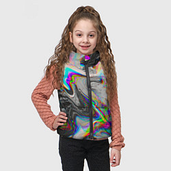 Детский жилет Abstract digital, цвет: 3D-черный — фото 2