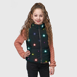 Детский жилет Звездное небо, цвет: 3D-черный — фото 2