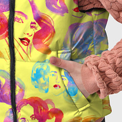 Детский жилет Радужные девушки, цвет: 3D-красный — фото 2