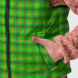 Детский жилет Шотландка зеленая крупная, цвет: 3D-черный — фото 2