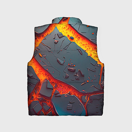 Детский жилет Мультяшная лава / 3D-Черный – фото 2