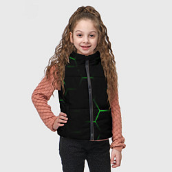 Детский жилет Соты бронированный стиль, цвет: 3D-черный — фото 2