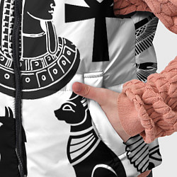 Детский жилет Египетские знаки, цвет: 3D-черный — фото 2