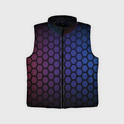 Детский жилет Abstract hexagon fon