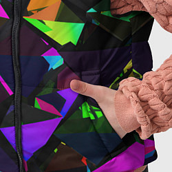 Детский жилет Shapes triangle geometry, цвет: 3D-черный — фото 2