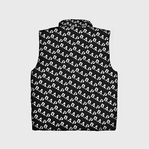 Детский жилет B A P black n white pattern / 3D-Черный – фото 2