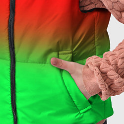 Детский жилет Необычный переход, цвет: 3D-красный — фото 2