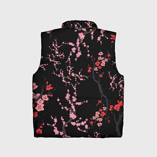 Детский жилет Mamamoo flowers / 3D-Черный – фото 2