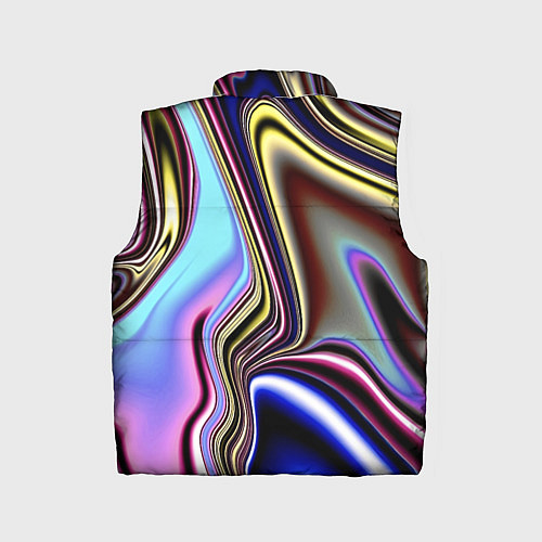 Детский жилет Блестящая ткань / 3D-Черный – фото 2