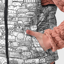 Детский жилет Раскраска диваны, цвет: 3D-черный — фото 2