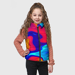 Детский жилет Смесь красок ультрафиолет, цвет: 3D-красный — фото 2