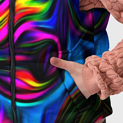 Детский жилет Неон кистью краски, цвет: 3D-красный — фото 2