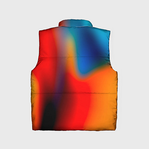 Детский жилет Градиент разноцветный / 3D-Светло-серый – фото 2
