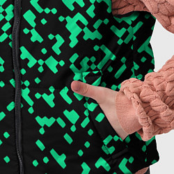 Детский жилет Авангардный пиксельный паттерн, цвет: 3D-черный — фото 2