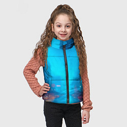 Детский жилет Улица мегаполиса-арт, цвет: 3D-черный — фото 2