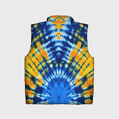 Детский жилет Tie dye стиль хиппи / 3D-Черный – фото 2