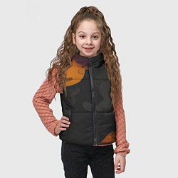 Детский жилет Необычный камуфляж, цвет: 3D-светло-серый — фото 2