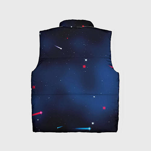 Детский жилет Космос, планеты, ракета / 3D-Красный – фото 2