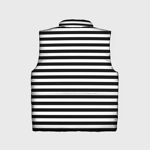 Детский жилет Тельняшка черная Подводного флота ВМФ / 3D-Красный – фото 2