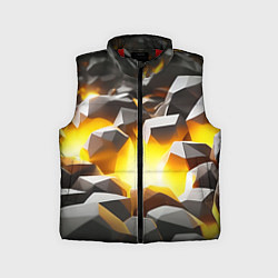 Детский жилет Золотая руда, цвет: 3D-красный