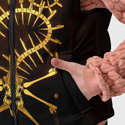 Детский жилет Subnautica скелет морского чудовища, цвет: 3D-черный — фото 2