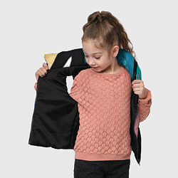 Детский жилет Переливы красок, цвет: 3D-черный — фото 2