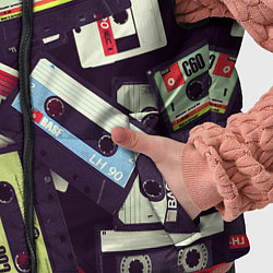 Детский жилет Кассета 90-е, цвет: 3D-черный — фото 2