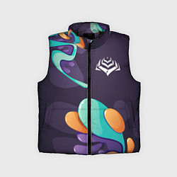 Детский жилет Warframe graffity splash, цвет: 3D-черный