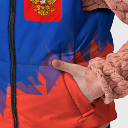 Детский жилет Я патриот России, цвет: 3D-красный — фото 2