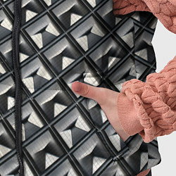 Детский жилет Текстура металла, цвет: 3D-черный — фото 2