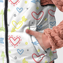 Детский жилет Color hearts, цвет: 3D-черный — фото 2