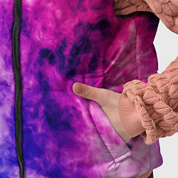 Детский жилет Неоновый дым в динамике, цвет: 3D-светло-серый — фото 2