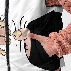 Детский жилет Рука сжимает талию, цвет: 3D-черный — фото 2