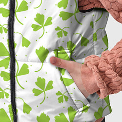 Детский жилет Зелёные веточки, цвет: 3D-черный — фото 2