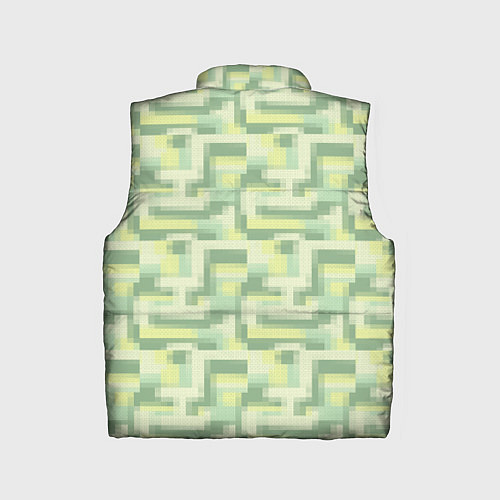 Детский жилет Зеленые слаймы стардью / 3D-Черный – фото 2