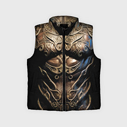 Детский жилет Воин - доспехи будущего, цвет: 3D-черный