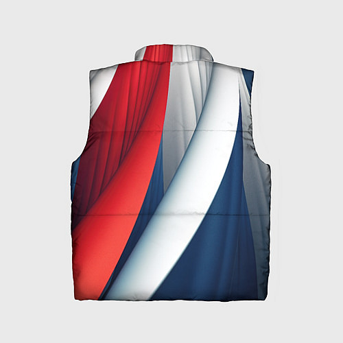 Детский жилет Герб России абстракция / 3D-Светло-серый – фото 2